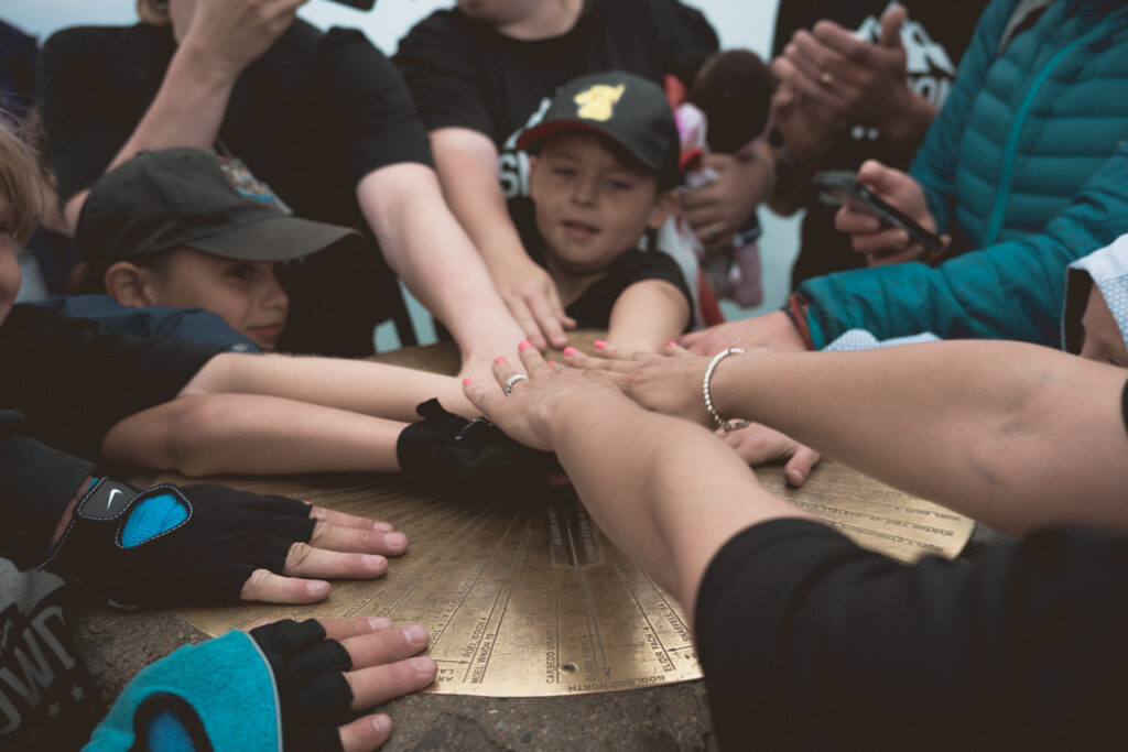 hands together