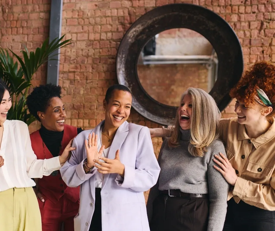 women laughing