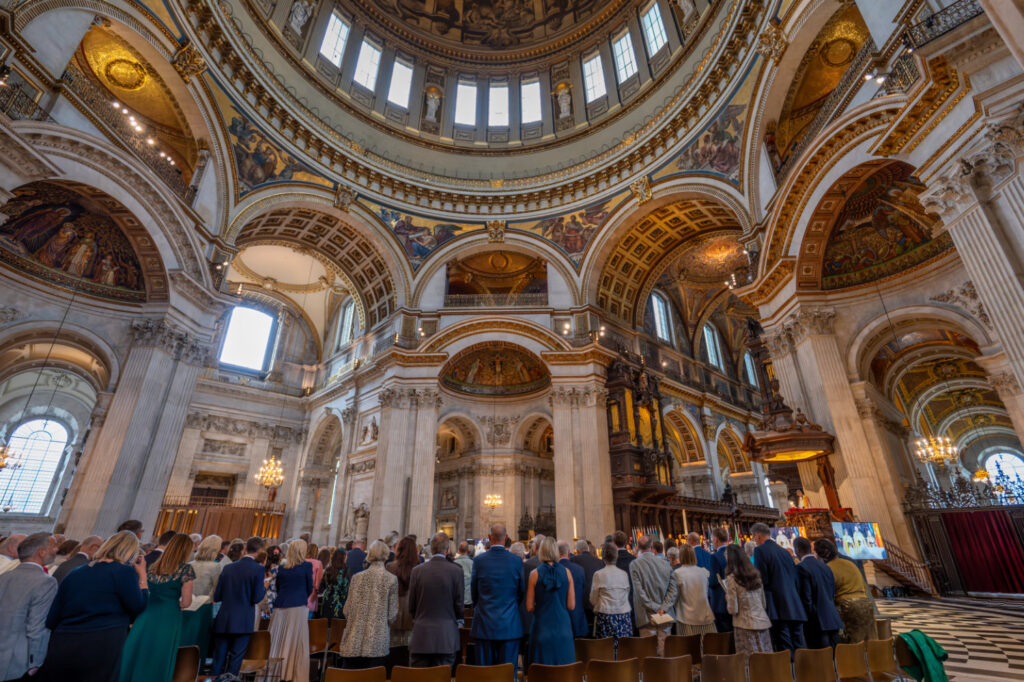 View of the interior of St Paul's Cathedral