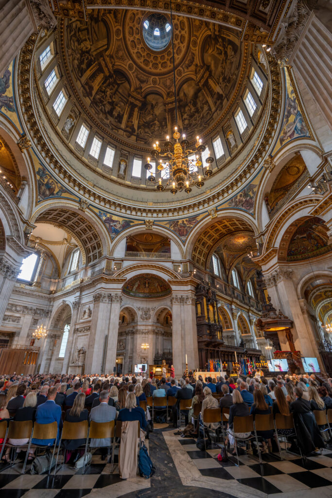 View of the dome in St Paul's Cathedral