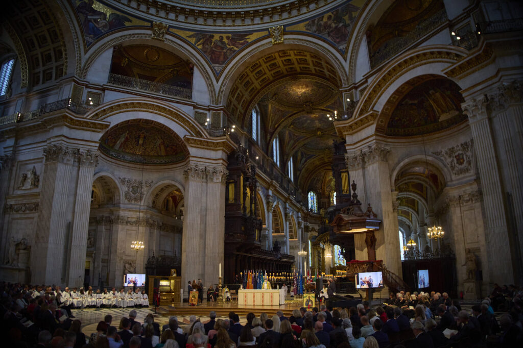 Guests attending the Service of Celebration