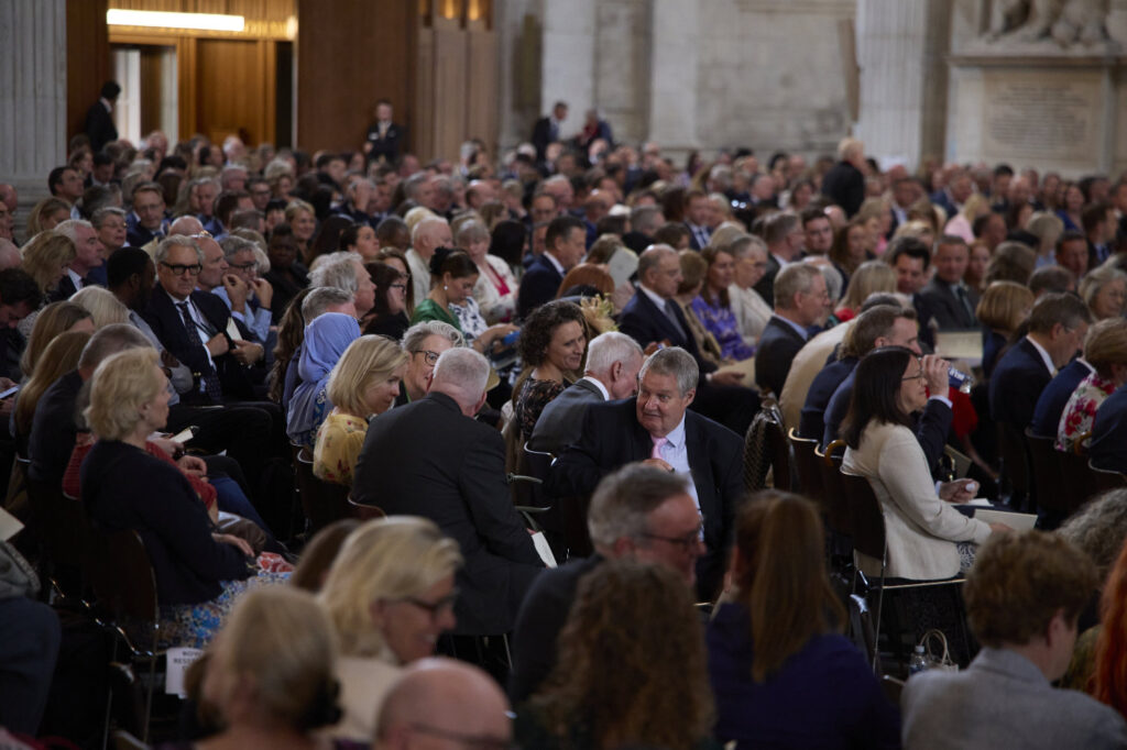 Guests attending the Service of Celebration