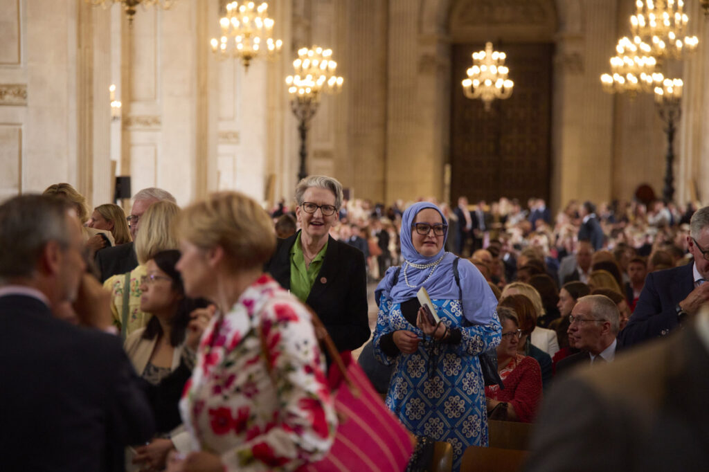 Guests attending the Service of Celebration