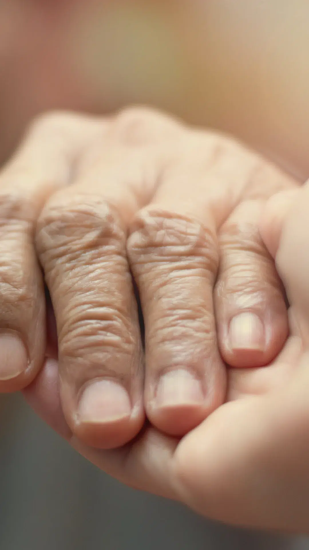 holding hands