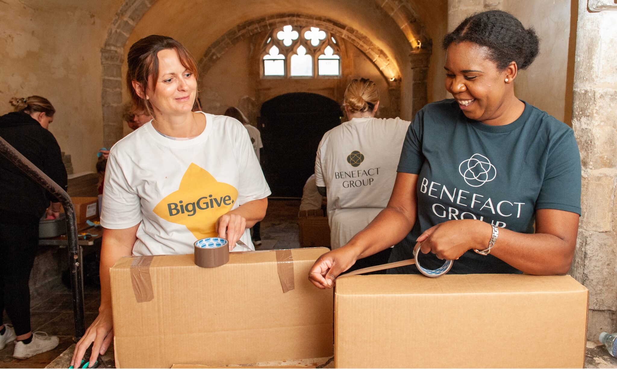 Benefact Group colleagues volunteering